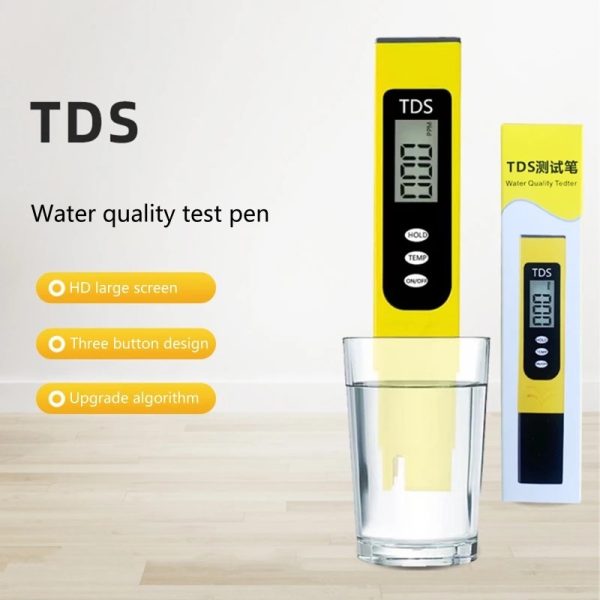 Water Quality Monitor Purity Measure Tool | Tds Meter Digital Lcd Pen Tester